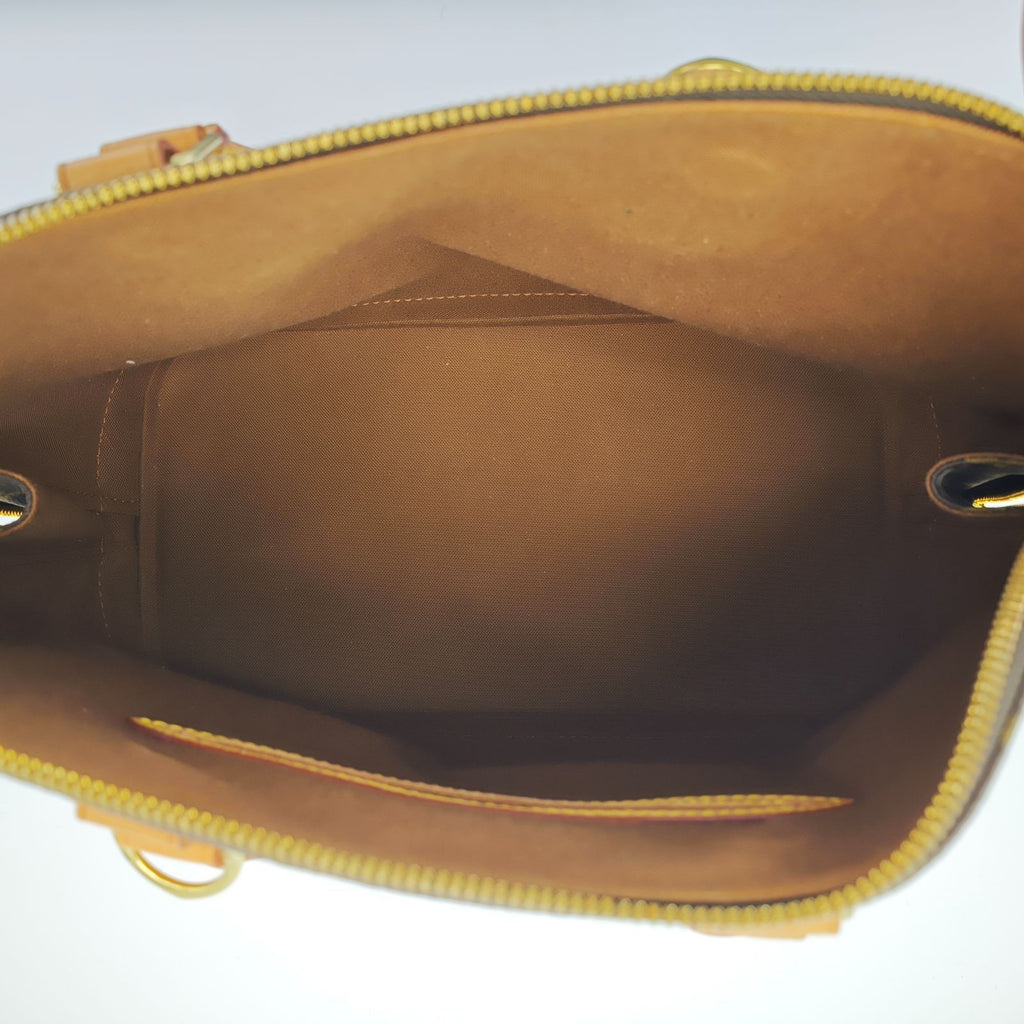 LOUIS VUITTON Monogram Alma M51130 Bag Brown Women's
