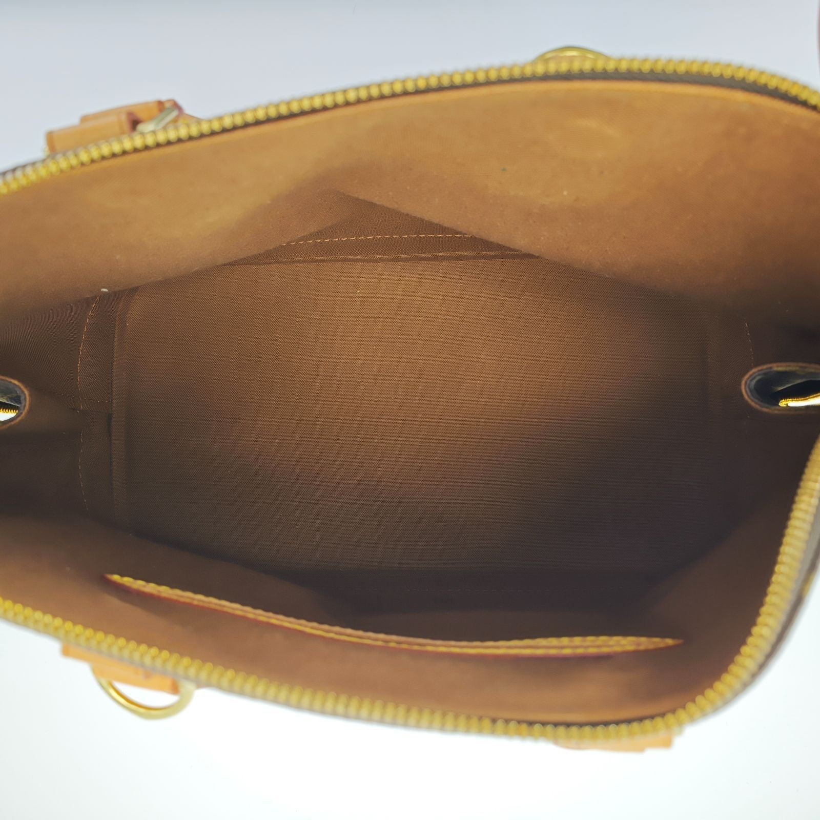 LOUIS VUITTON Monogram Alma M51130 Bag Brown Women's