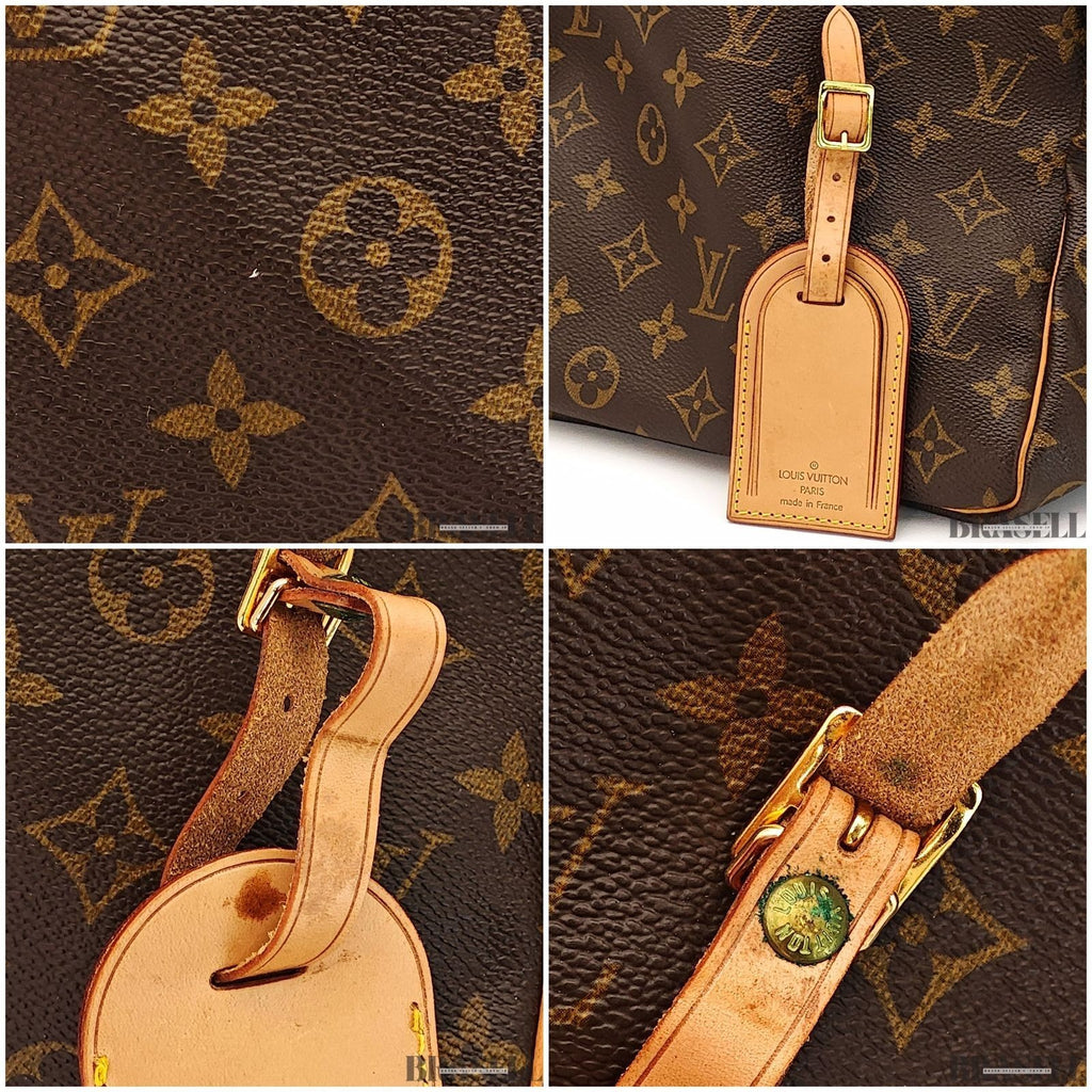 Louis Vuitton Monogram Keepall 50 M41426 Boston Bag Large Capacity Travel Brown