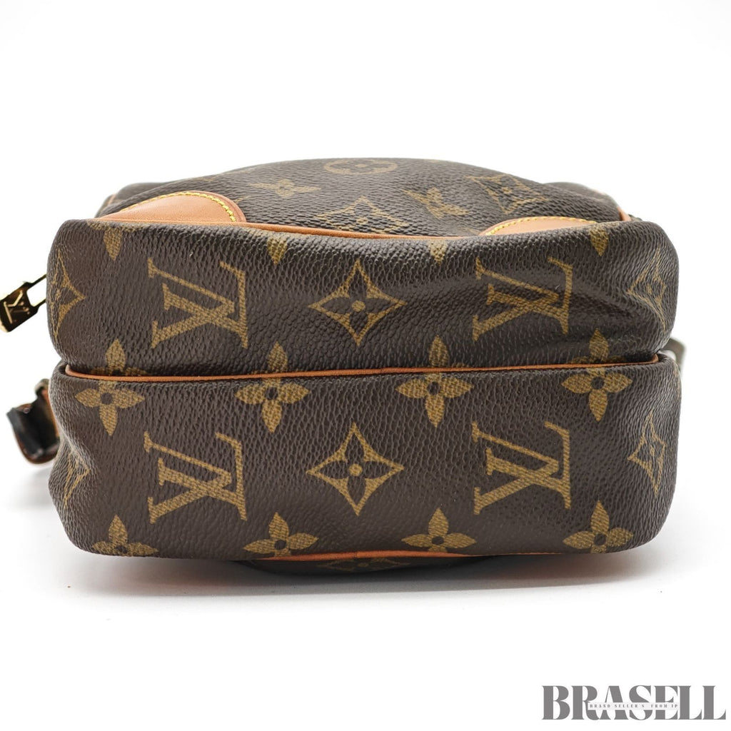 LOUIS VUITTON Amazon Crossbody Shoulder Bag Monogram Leather Canvas Brown M45236