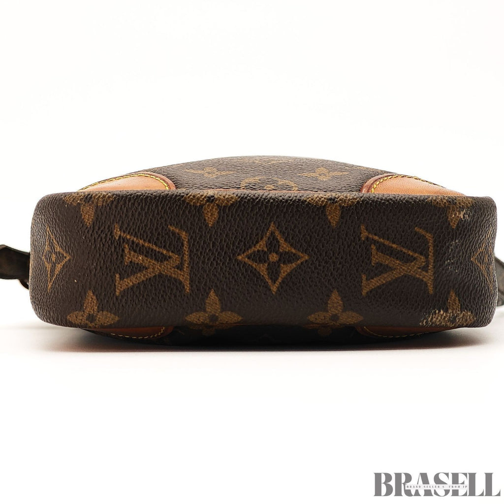 Louis Vuitton Monogram Danube M45266 SL8909 Shoulder Bag Small Vertical Brown