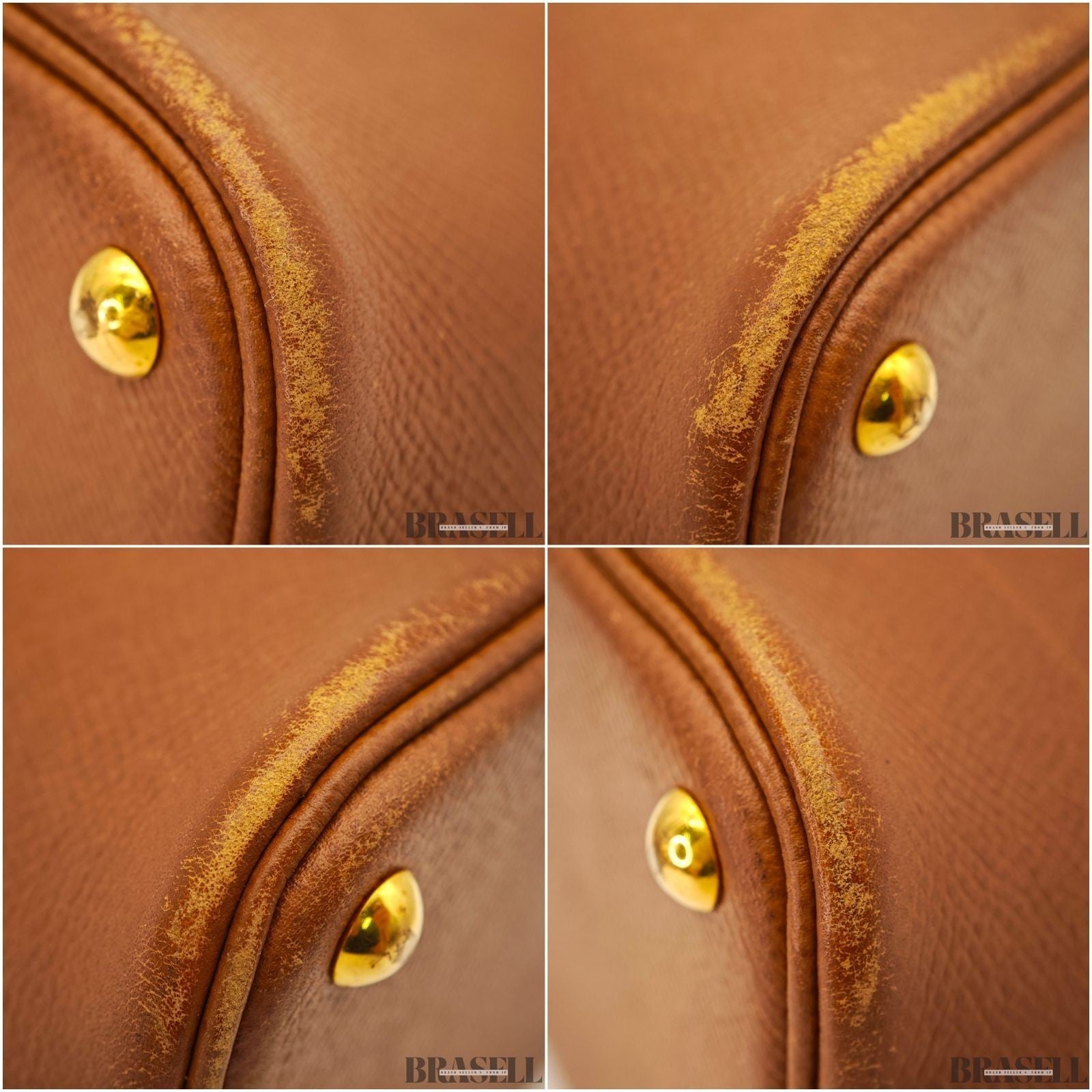 Hermes Bolide 27 Voe Epson 2way Handbag Shoulder Bag Brown Gold
