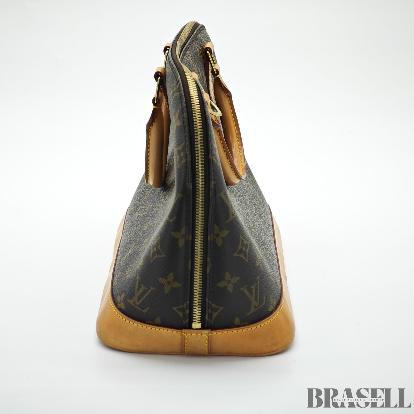 LOUIS VUITTON Monogram Alma PM M53151 Handbag Brown with Padlock