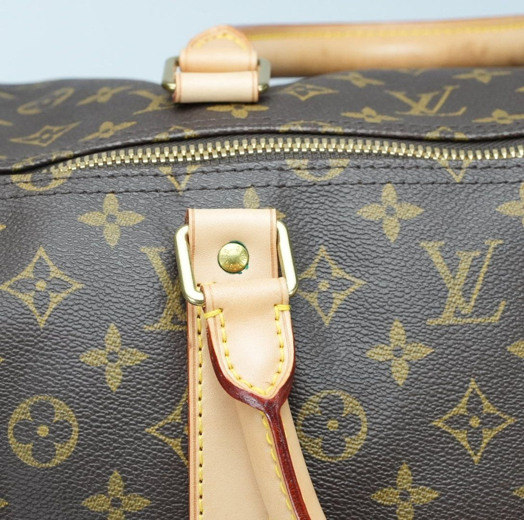 LOUIS VUITTON Keepall 55 M41416 Boston Bag Travel Bag Brown Large Capacity