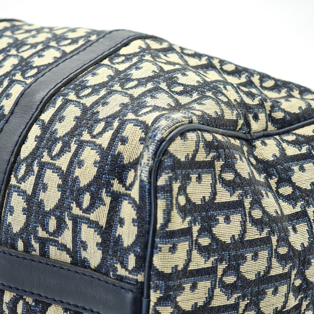 Dior Trotter Boston Bag Canvas Navy Color Women’s Bag