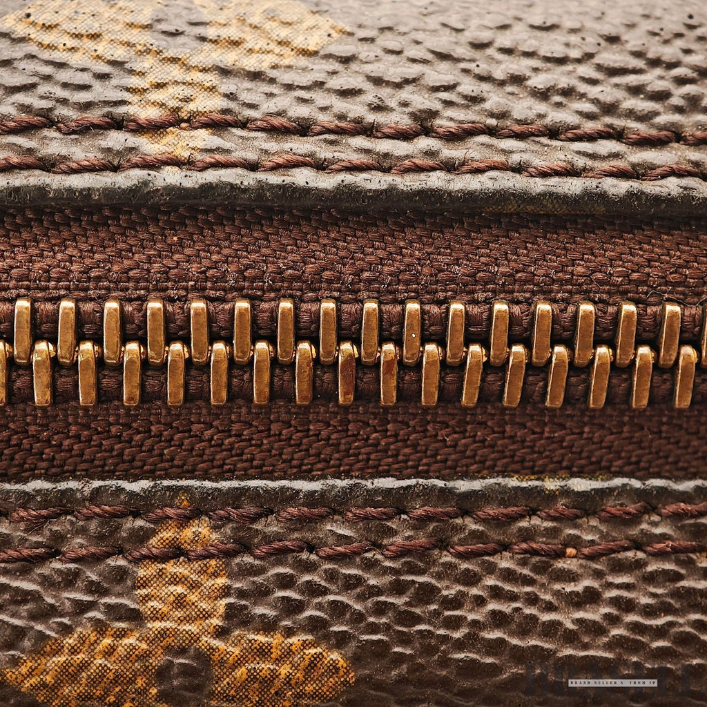 Louis Vuitton Monogram Danube M45266 SL8909 Shoulder Bag Small Vertical Brown