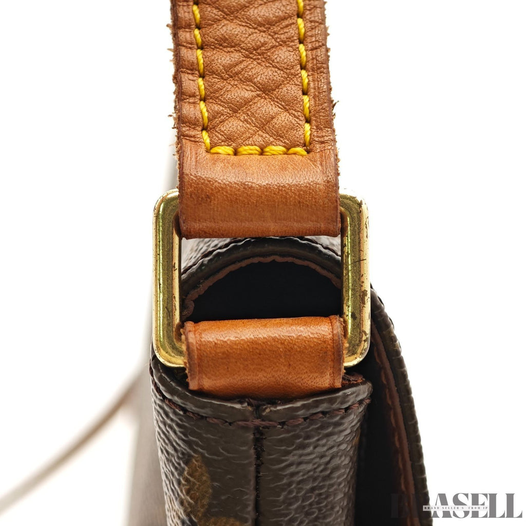 Louis Vuitton Musette Salsa M51387 Monogram Canvas Brown Shoulder Bag Woman