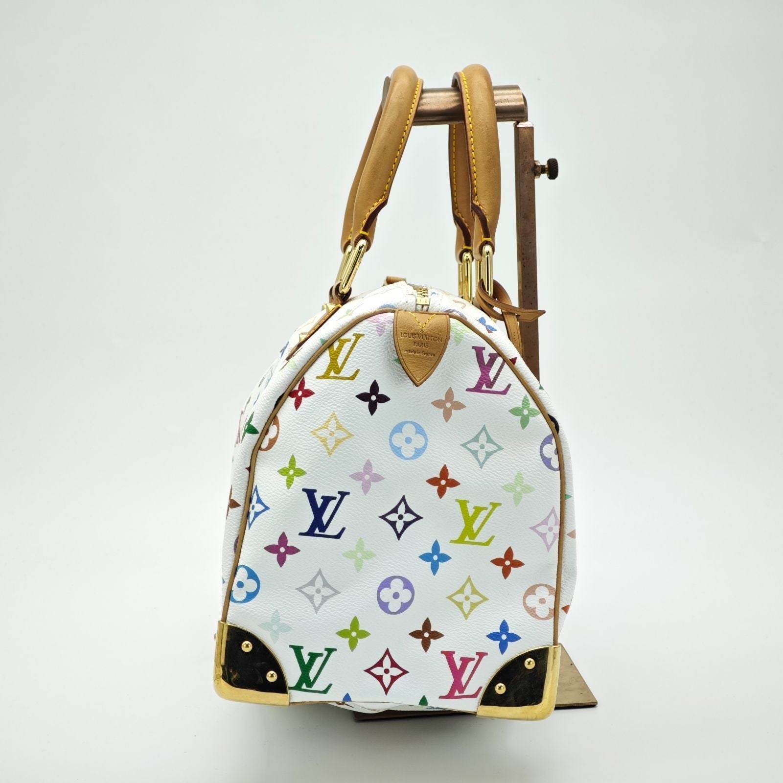 LOUIS VUITTON Monogram Multicolor Speedy 30 Handbag Mini Boston Bag M92643