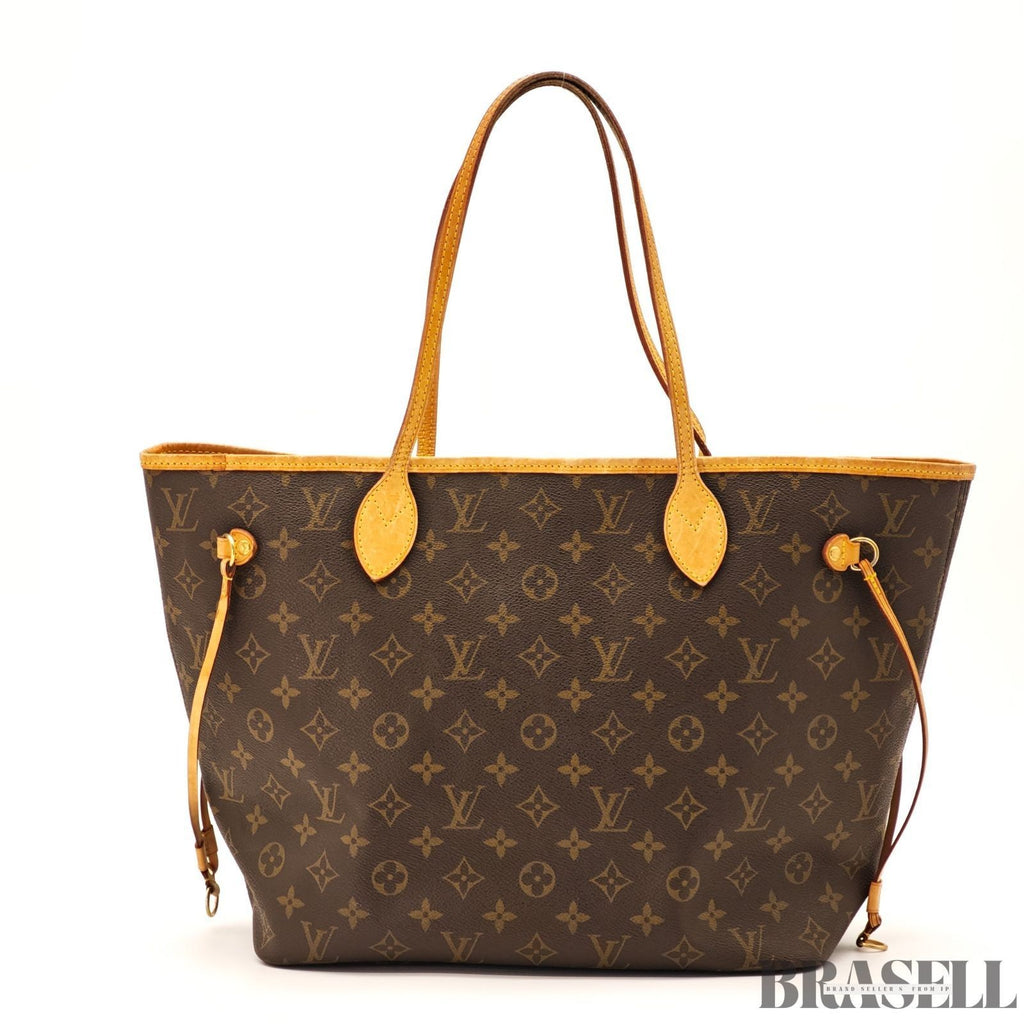 Louis Vuitton Monogram Neverfull MM M40995 Tote Bag Handbag Brown Women