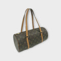 Louis Vuitton M51385 Papillon 30 Monogram Handbag Cylindrical PVC Leather【B】