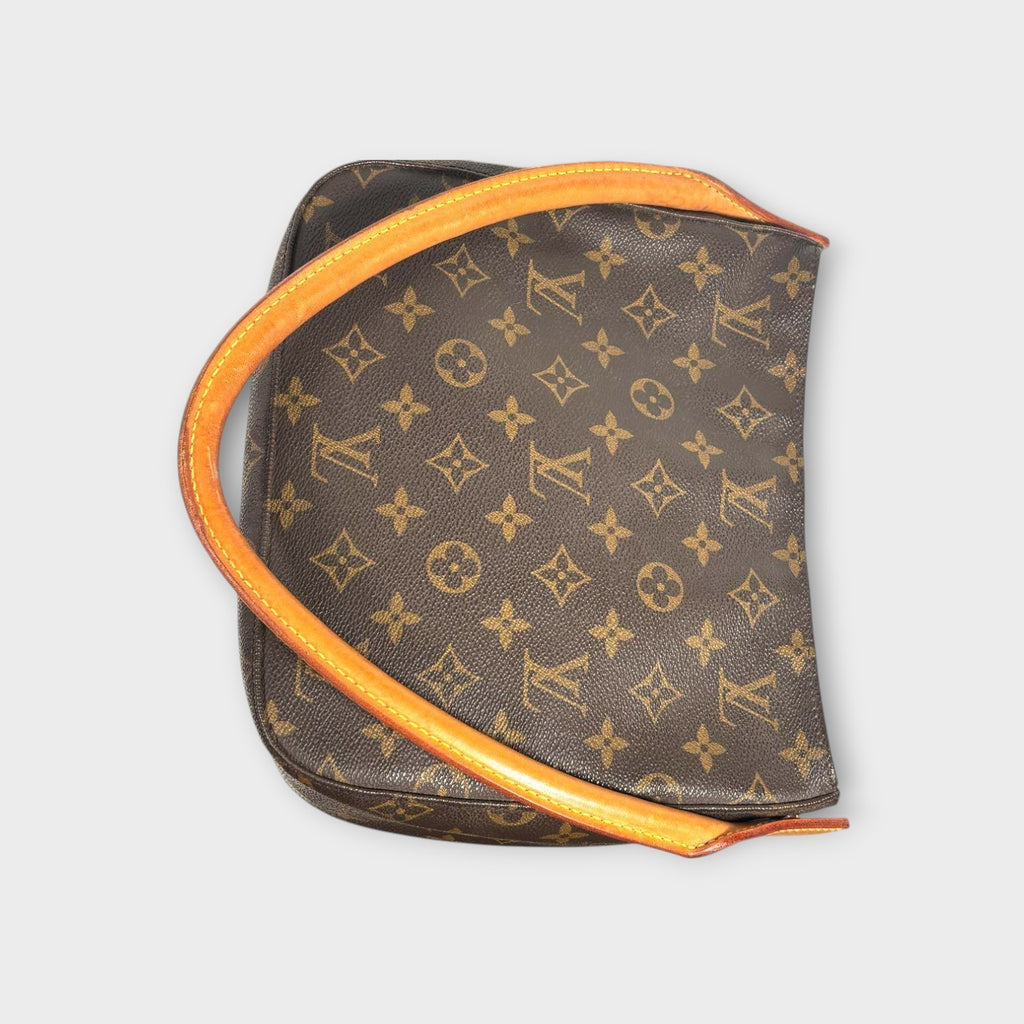 Louis Vuitton Looping MM Monogram M51146 Shoulder Handbag Brown 【A】