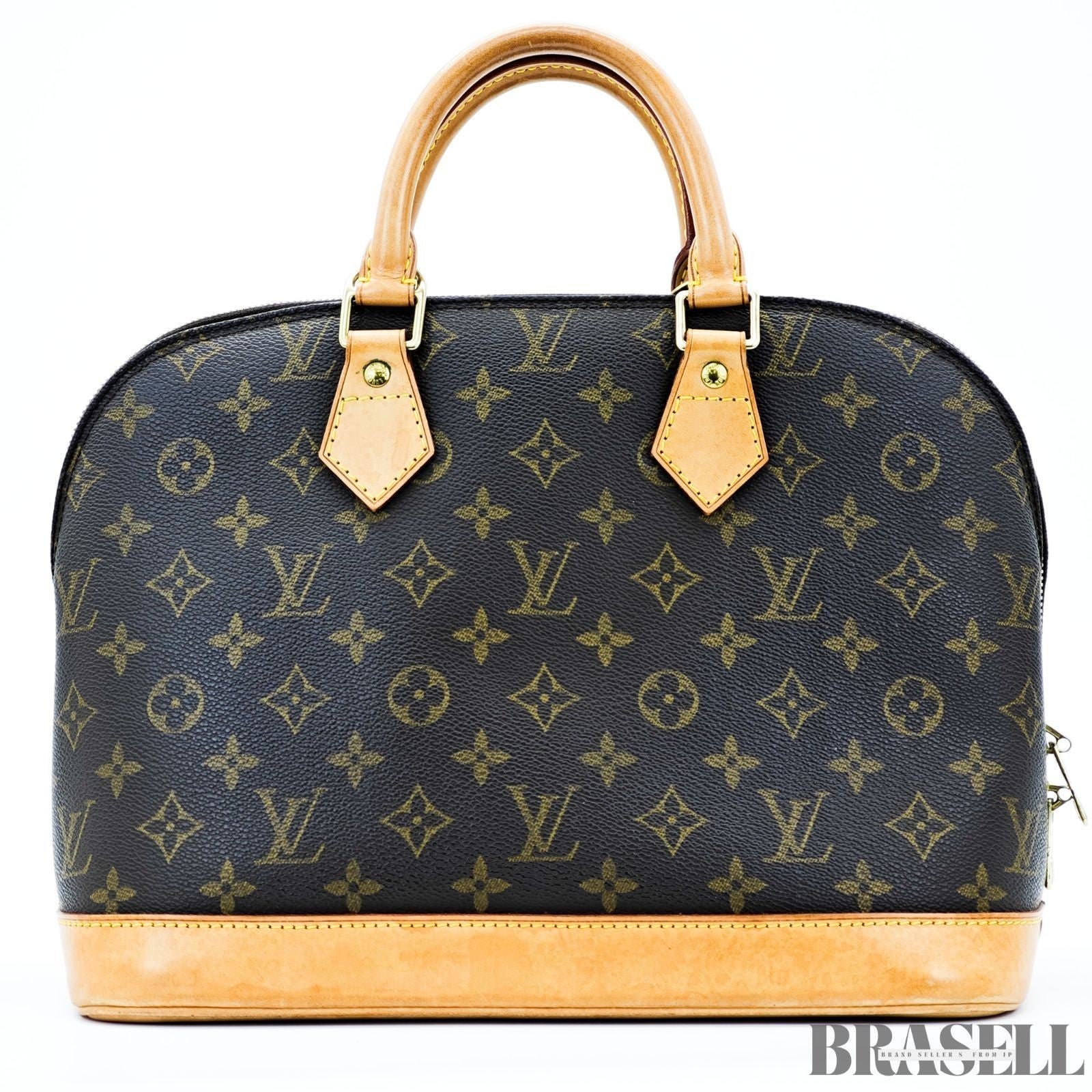 LOUIS VUITTON Alma PM M51130 Monogram Brown Handbag Women’s Padlock & Key