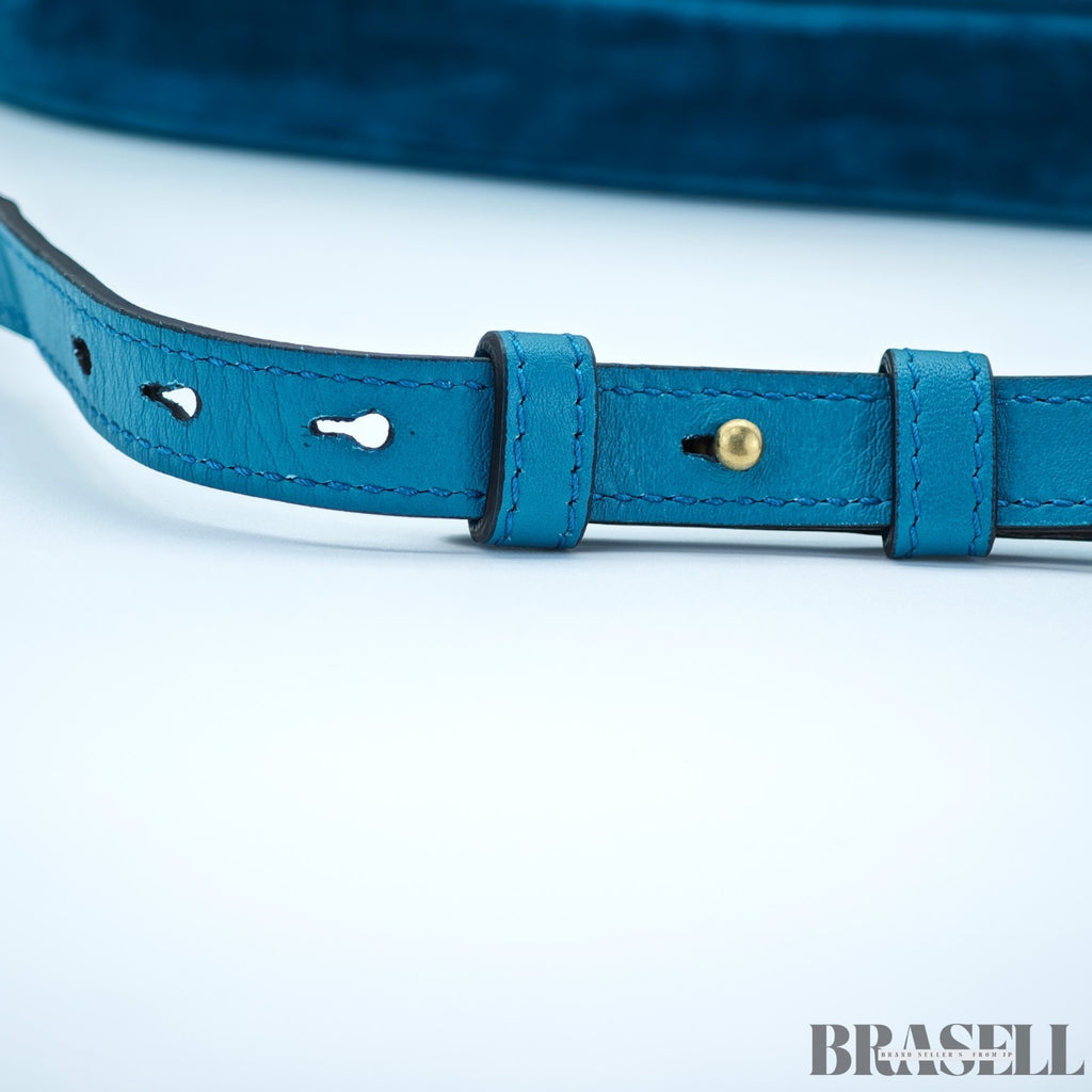 GUCCI Quilted Small Bag 447632 Velvet Green