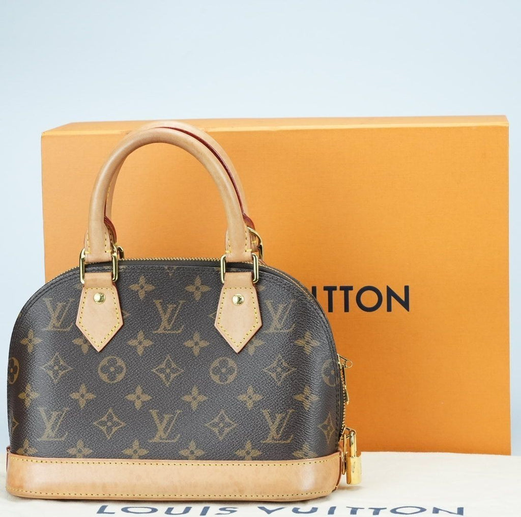 LOUIS VUITTON Monogram Alma BB Handbag M53152 Padlock Key