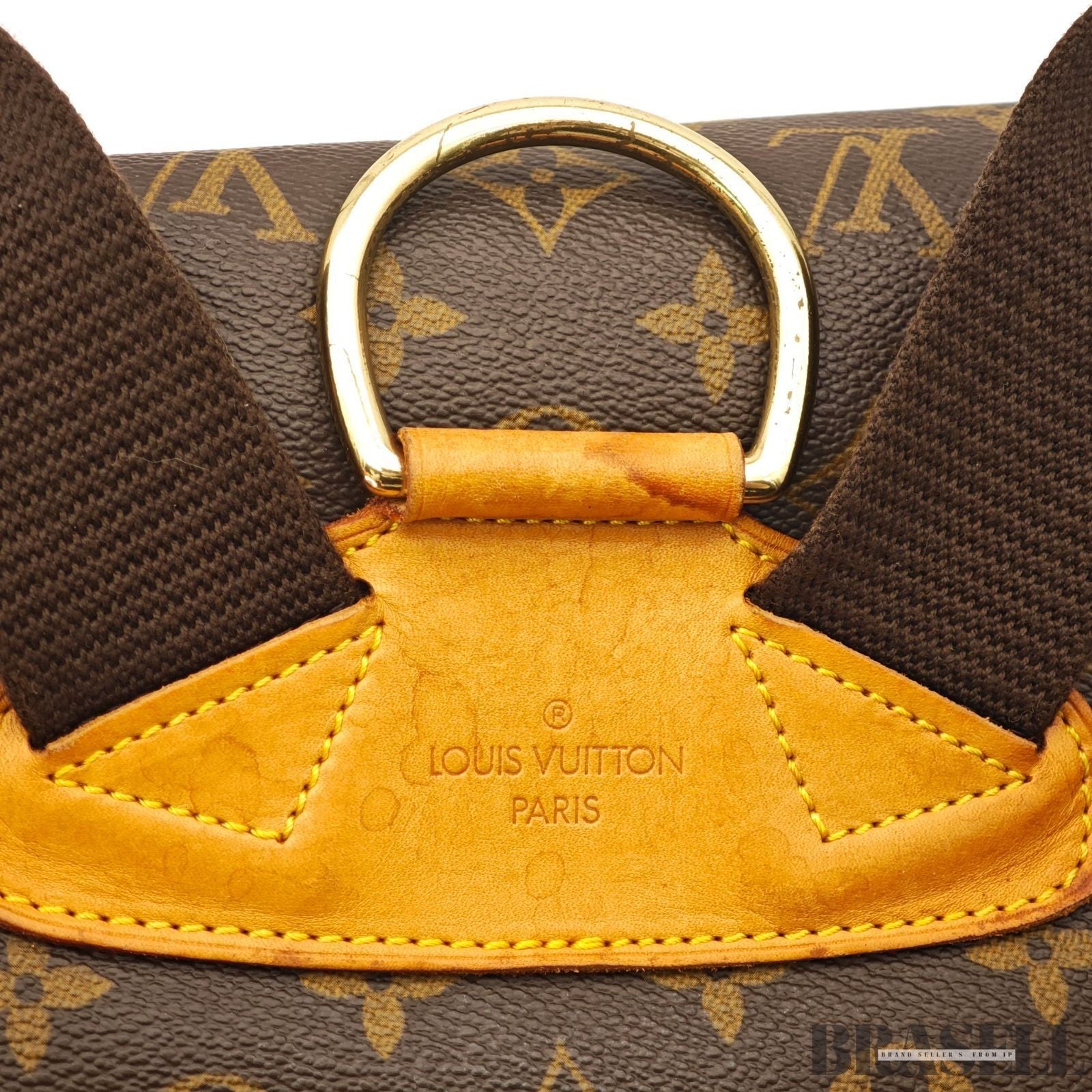 Louis Vuitton Monsigny GM M51135 Bag Backpack Brown Monogram Canvas Unisex