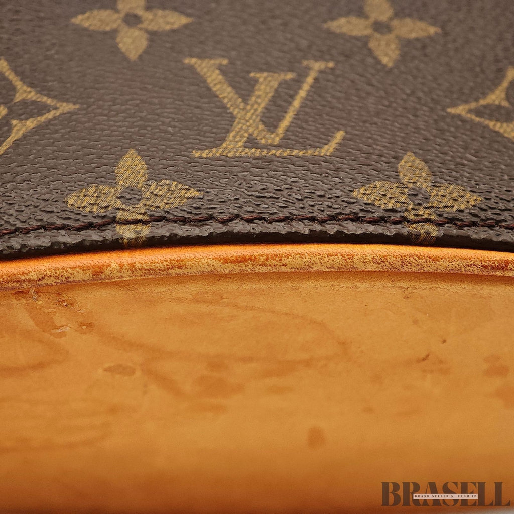 Louis Vuitton Monogram Drouot M51290 Shoulder Bag Crossbody Leather Brown Women