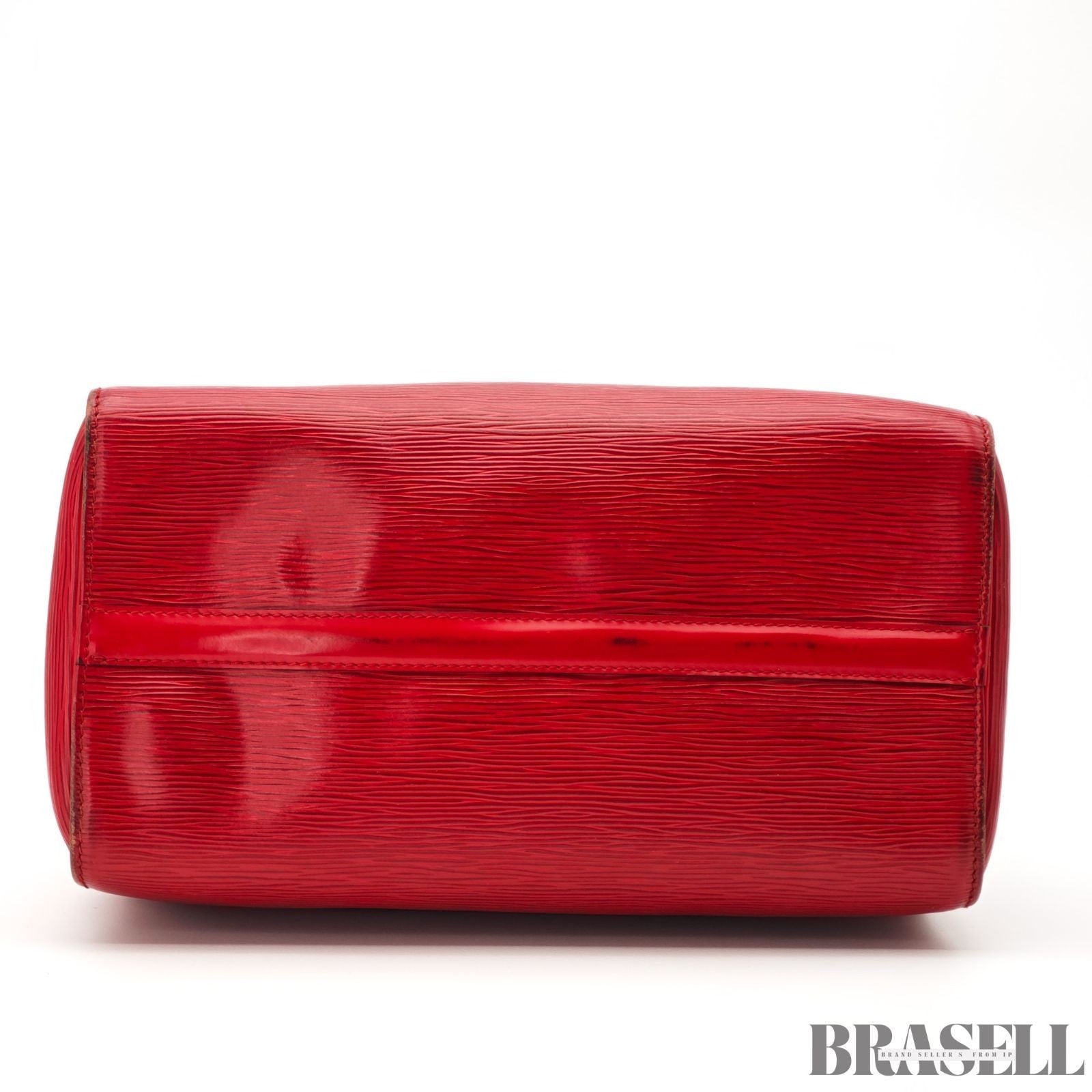 Louis Vuitton Epi Leather Speedy 30 Red Vintage Handbag Mini Boston Bag Women