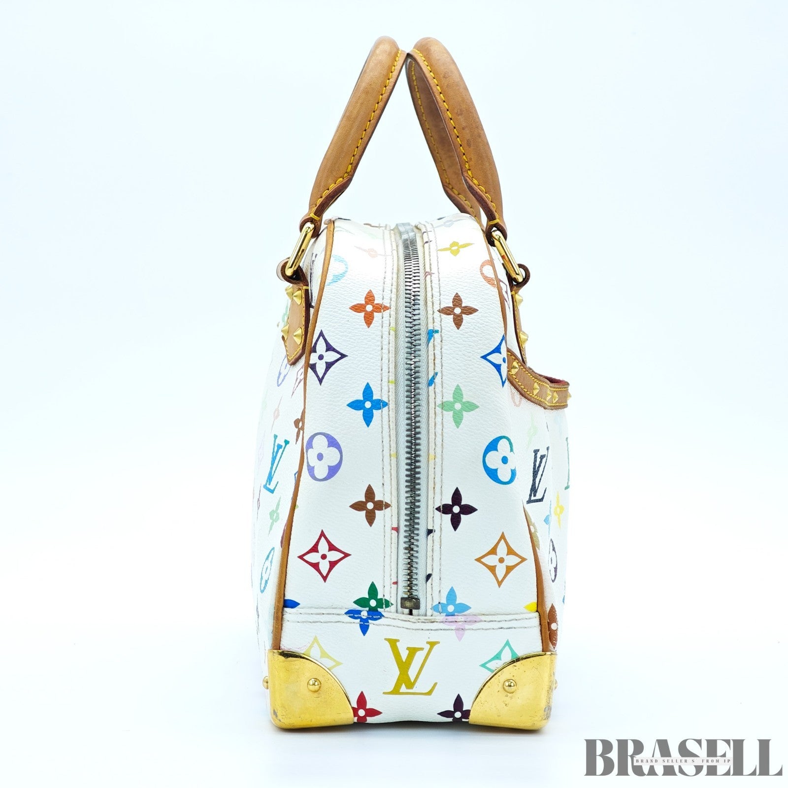 LOUIS VUITTON Trouville Bag M92663 Monogram Handbag Multicolore Blanc