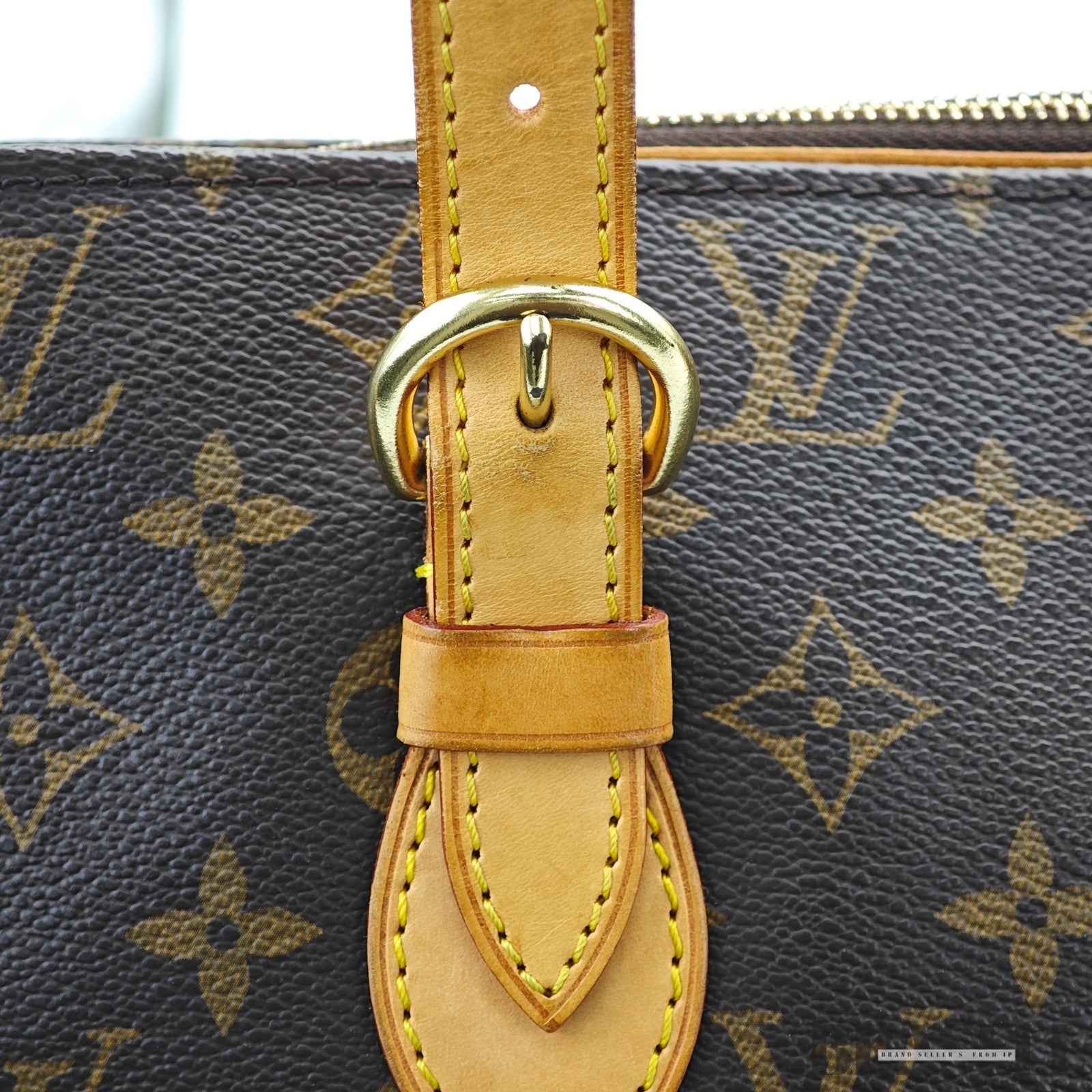 LOUIS VUITTON Popincourt Au Tote Bag Monogram M40007 Canvas Brown