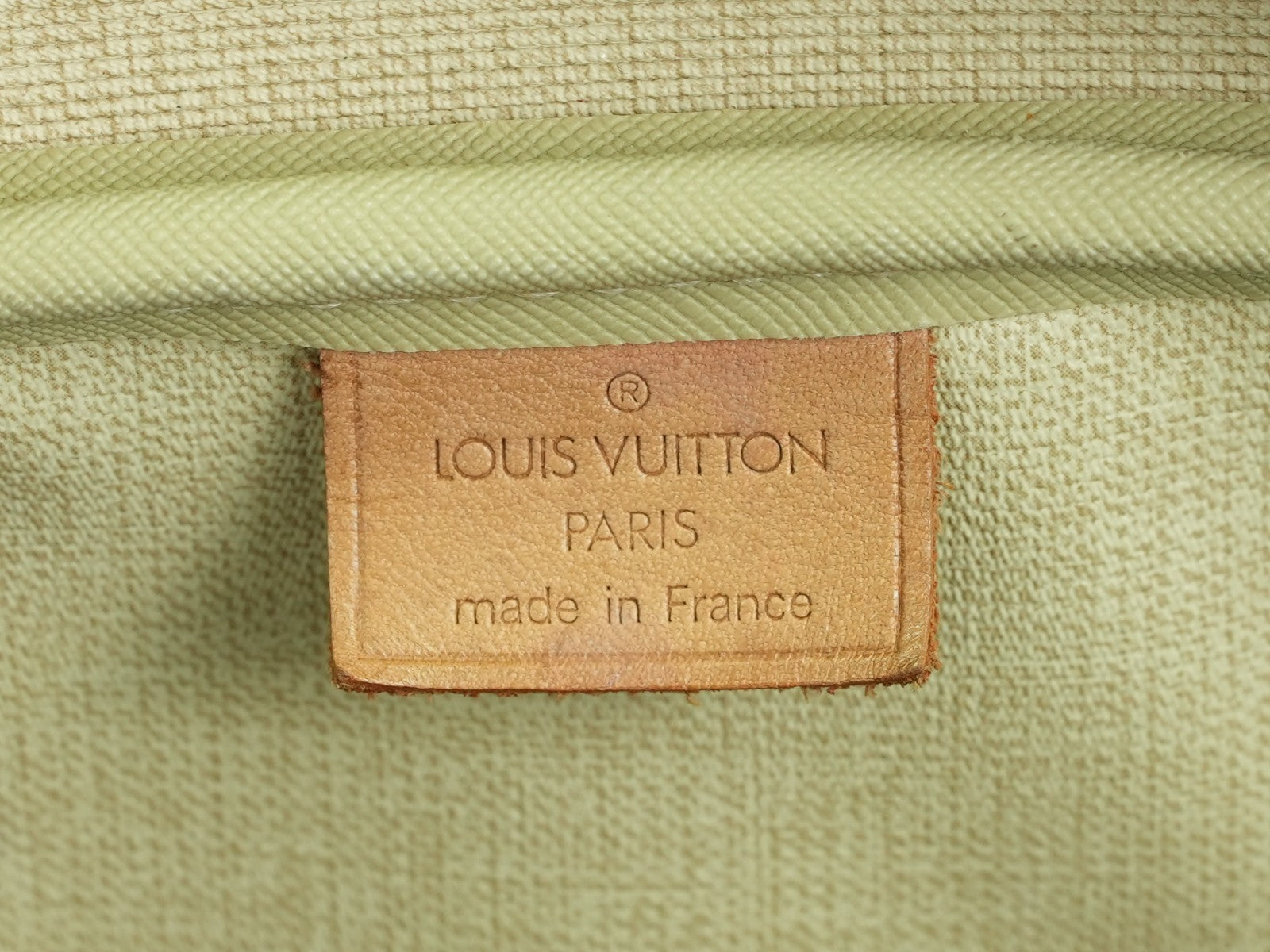 LOUIS VUITTON  Deauville Hand Bag Monogram Leather Brown M47270 LV