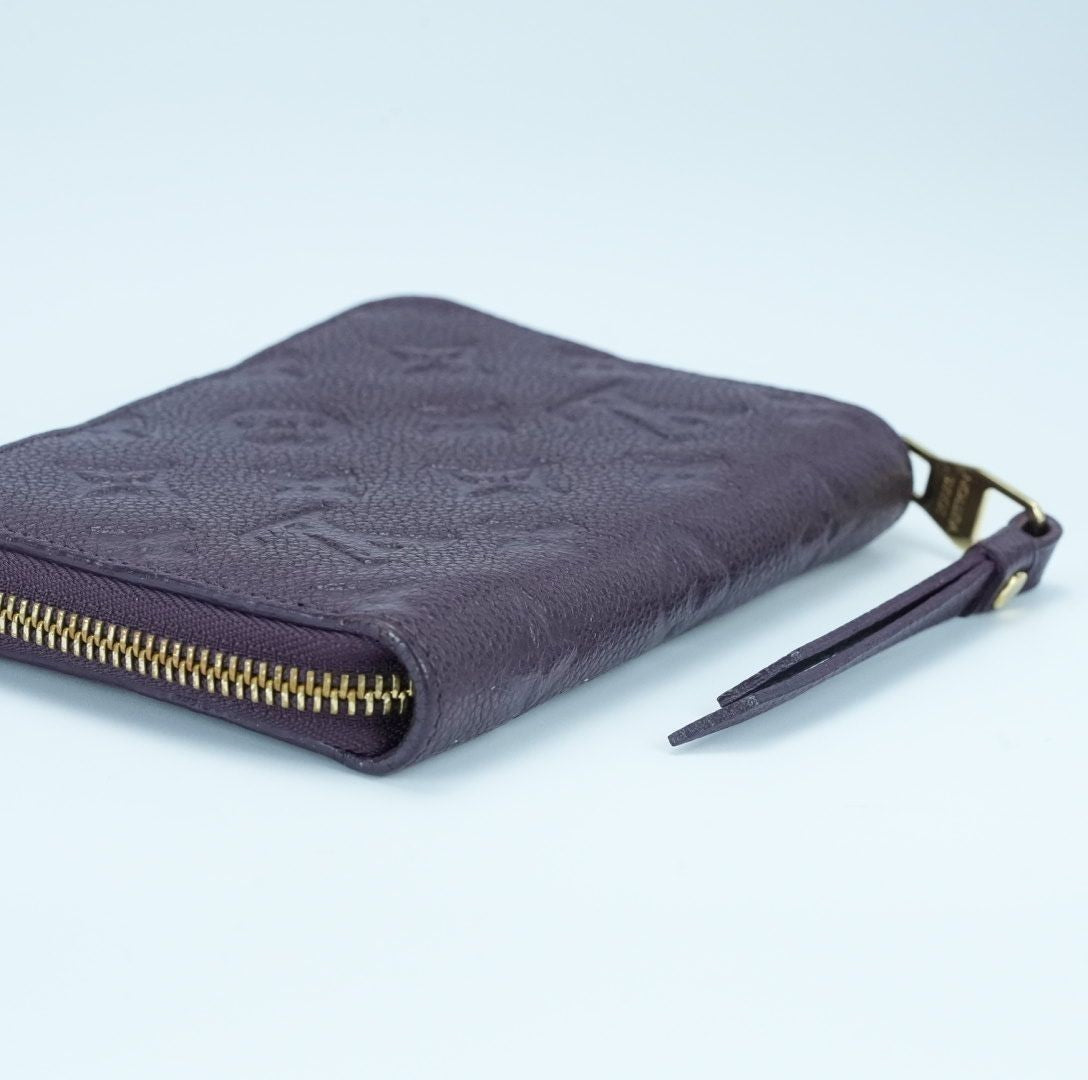 LOUIS VUITTON Monogram Empreinte Portefeuille Secrète Compact Wallet M60296