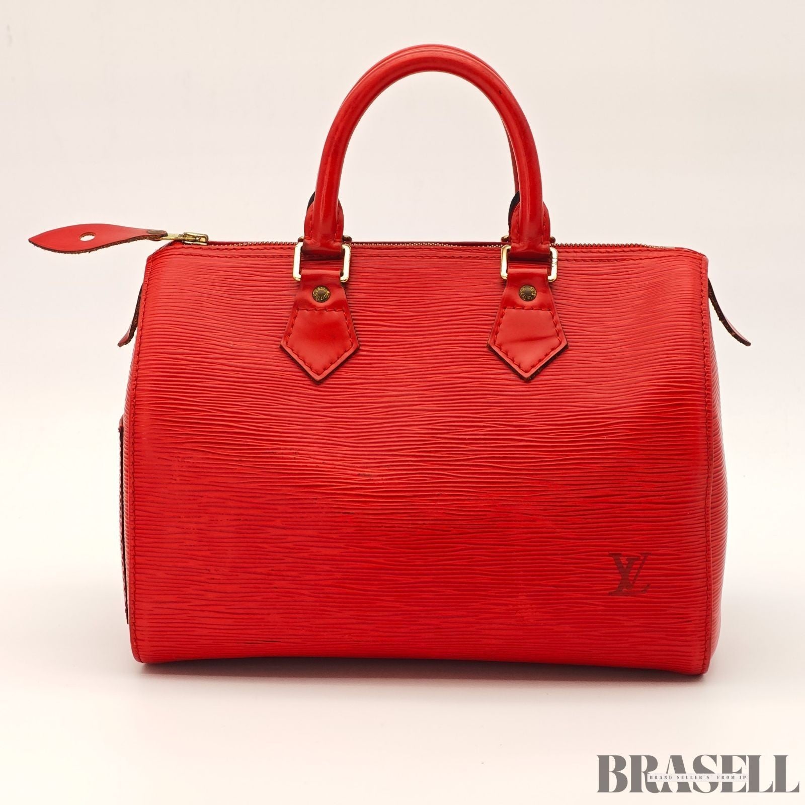 Louis Vuitton Epi Speedy 25 M43017 Mini Boston Bag Handbag Castilian Red