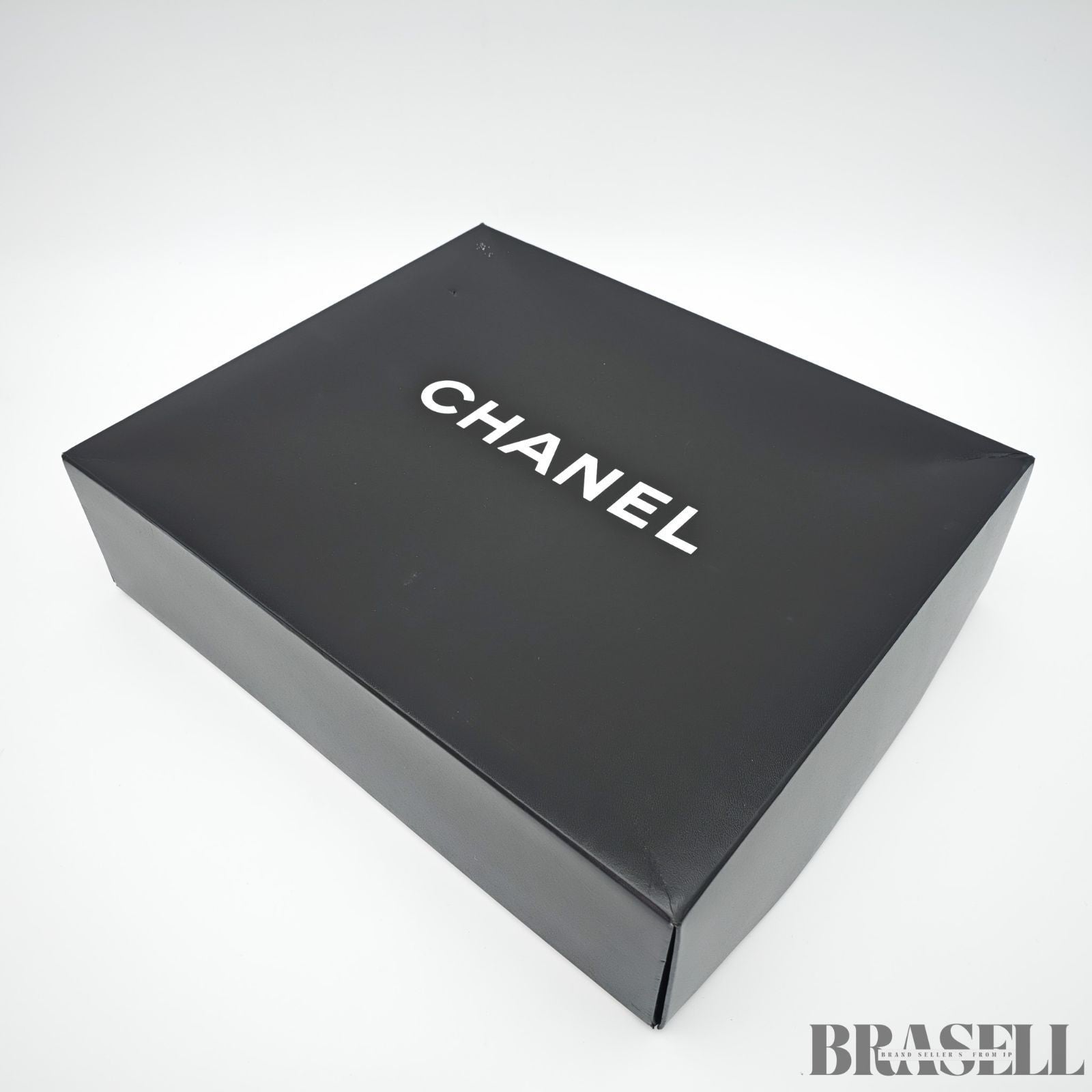 Chanel Boy Chanel Patchwork Chain Shoulder Bag Blue Gold Denim w/Box Dust Bag