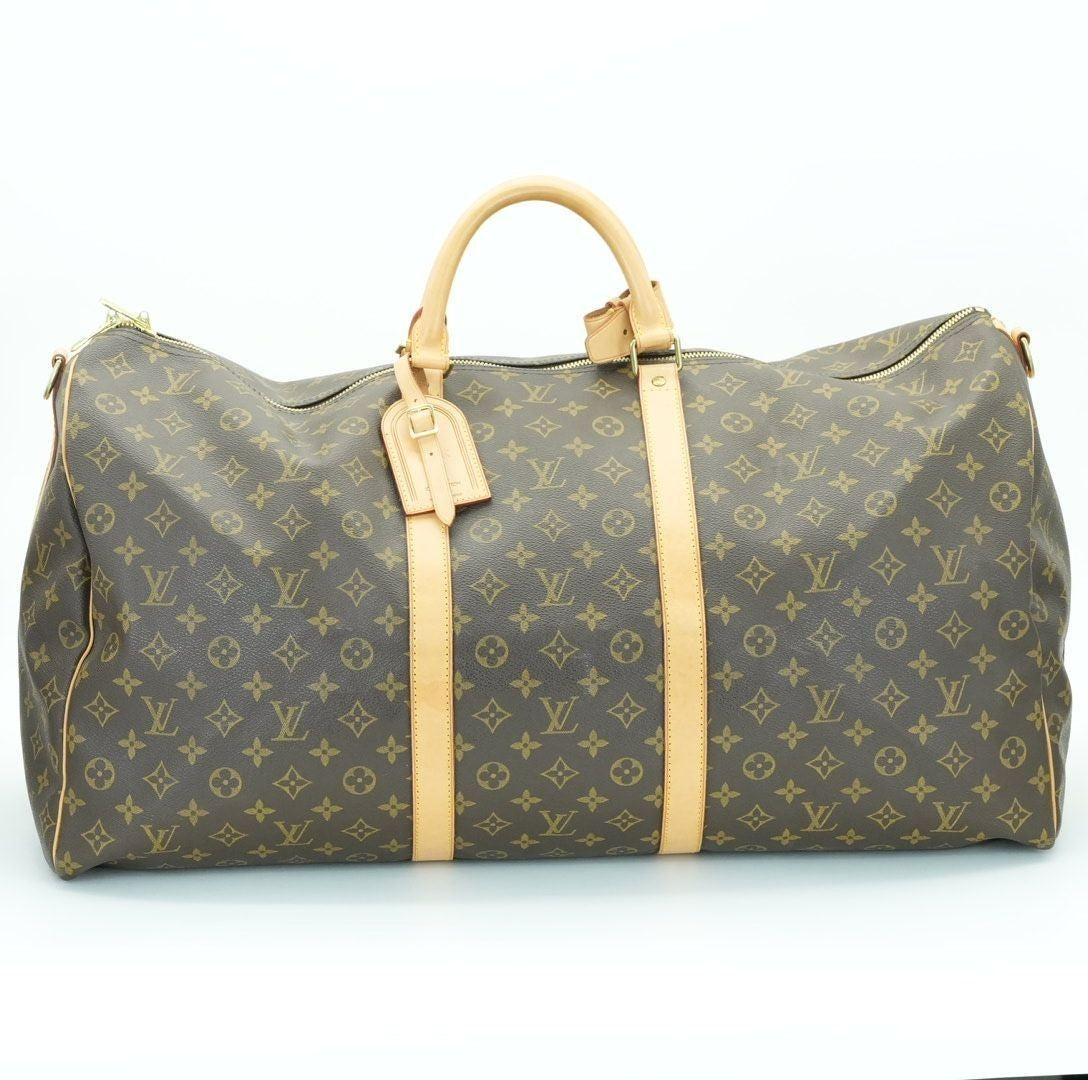 LOUIS VUITTON Keepall 60 M41422 Boston Bag Travel Large Capacity Brown