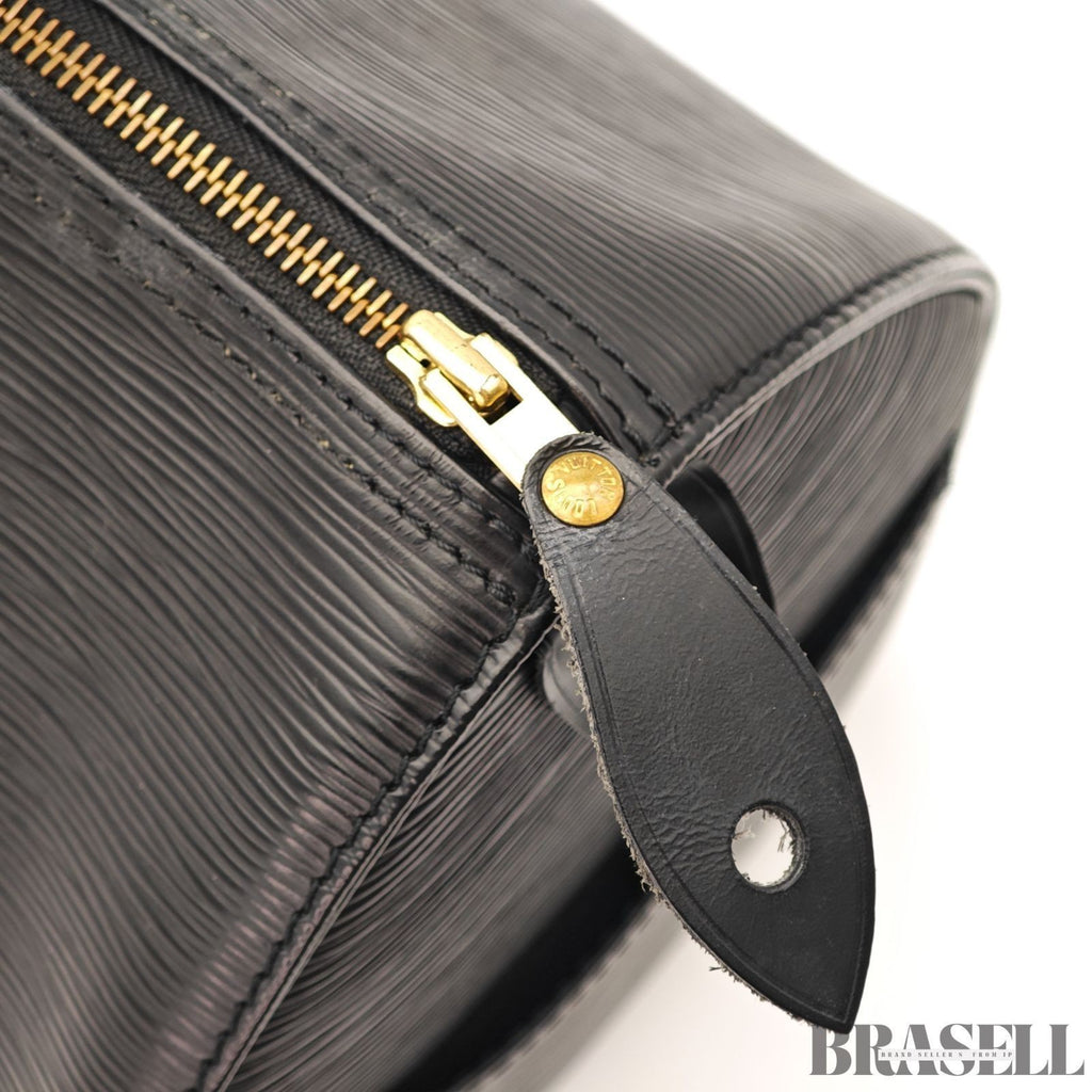 Louis Vuitton Speedy 30 Epi Leather Noir Handbag Mini Boston Bag M59022 France