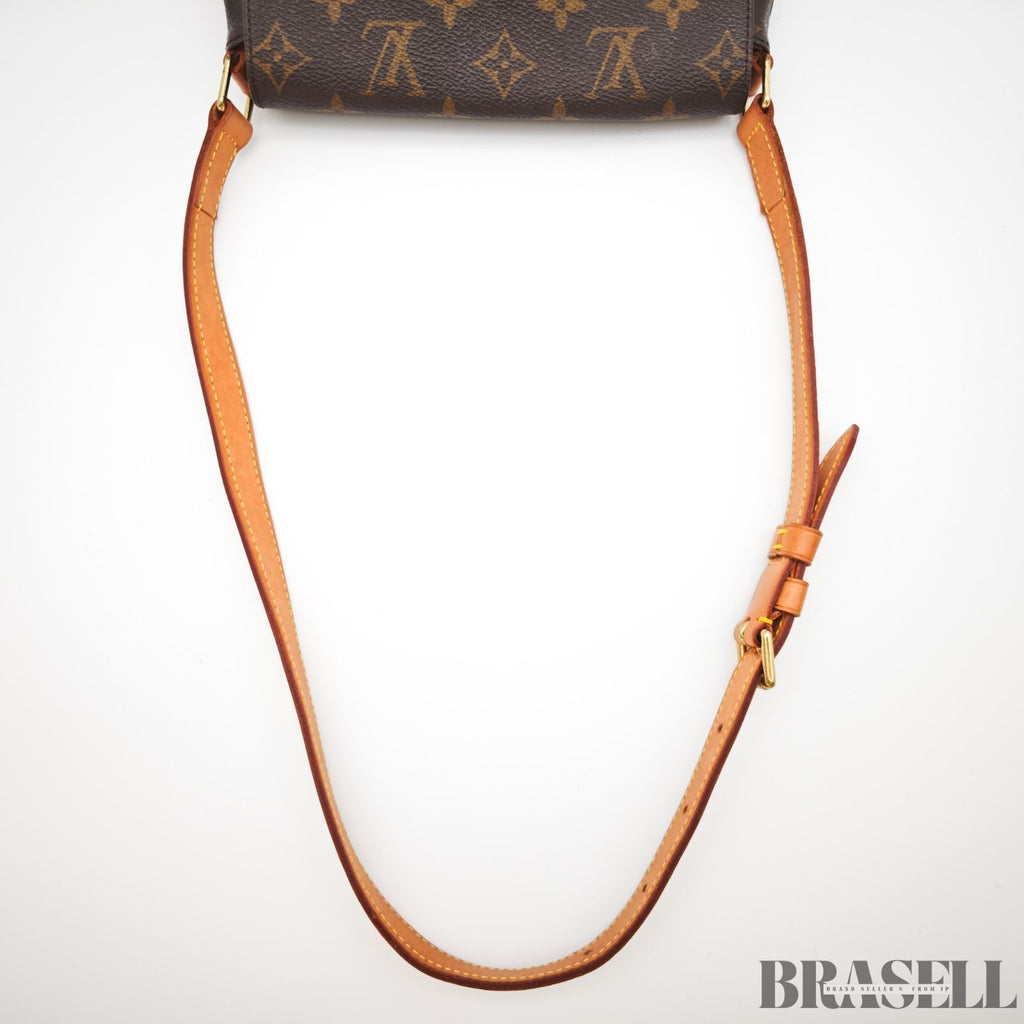 Louis Vuitton Musette Salsa M51387 Monogram Canvas Brown Shoulder Bag Woman