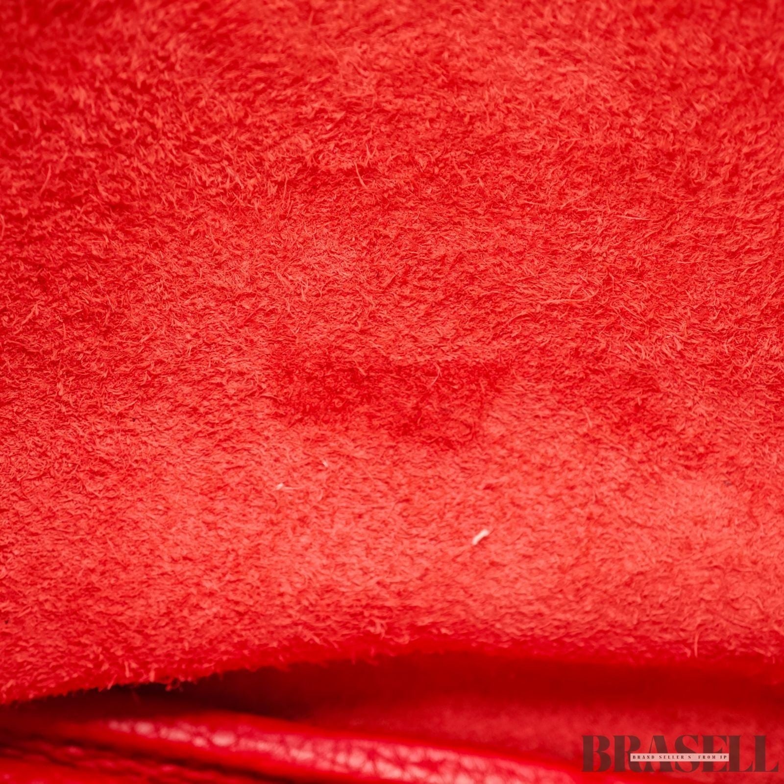 HERMES Picotin Lock Red Handbag Tote Bag Leather Silver Hardware with Padlock