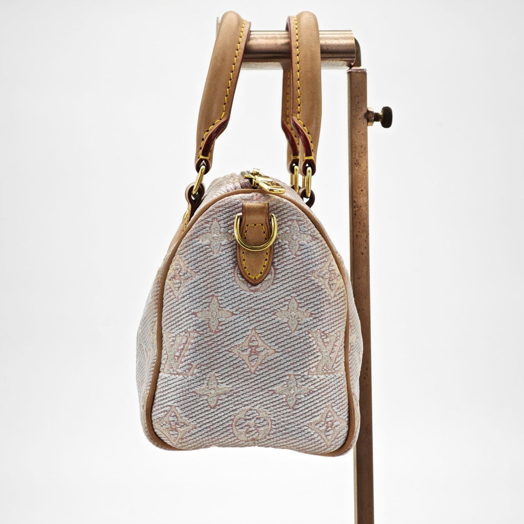 LOUIS VUITTON Monogram Denim Nano Speedy M81213 2-Way Shoulder Bag/Handbag