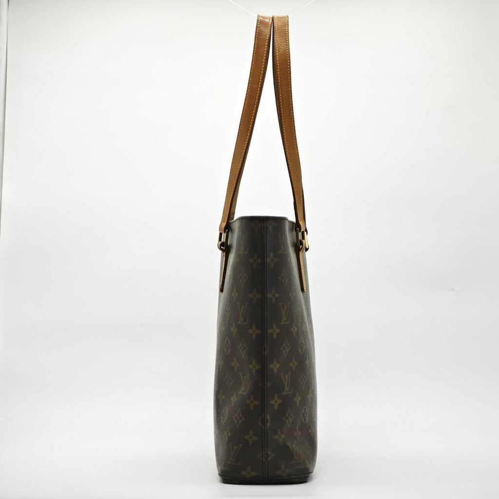 LOUIS VUITTON Luco M51155 Monogram Large Tote Shoulder Bag Brown Leather Women’s
