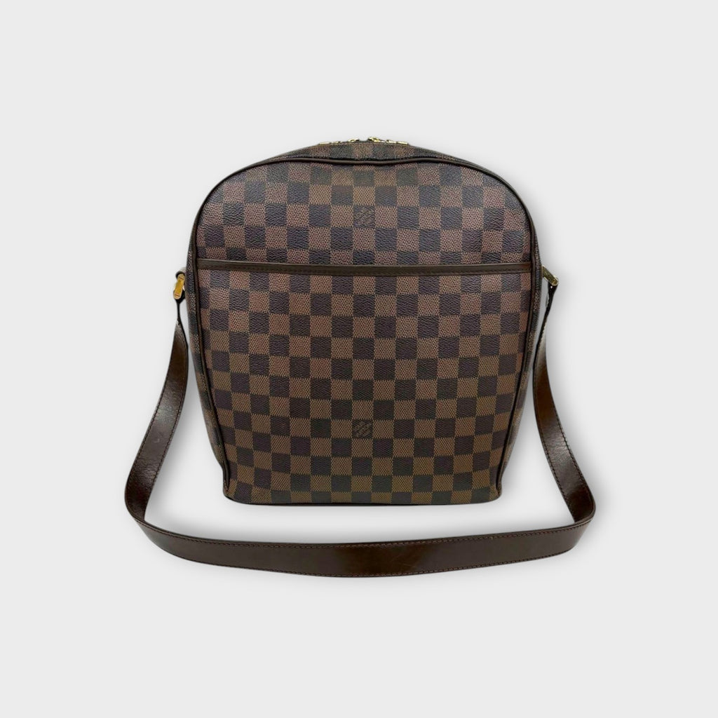 Louis Vuitton Ipanema GM One Shoulder Bag Damier Leather N51292 Brown 【B】