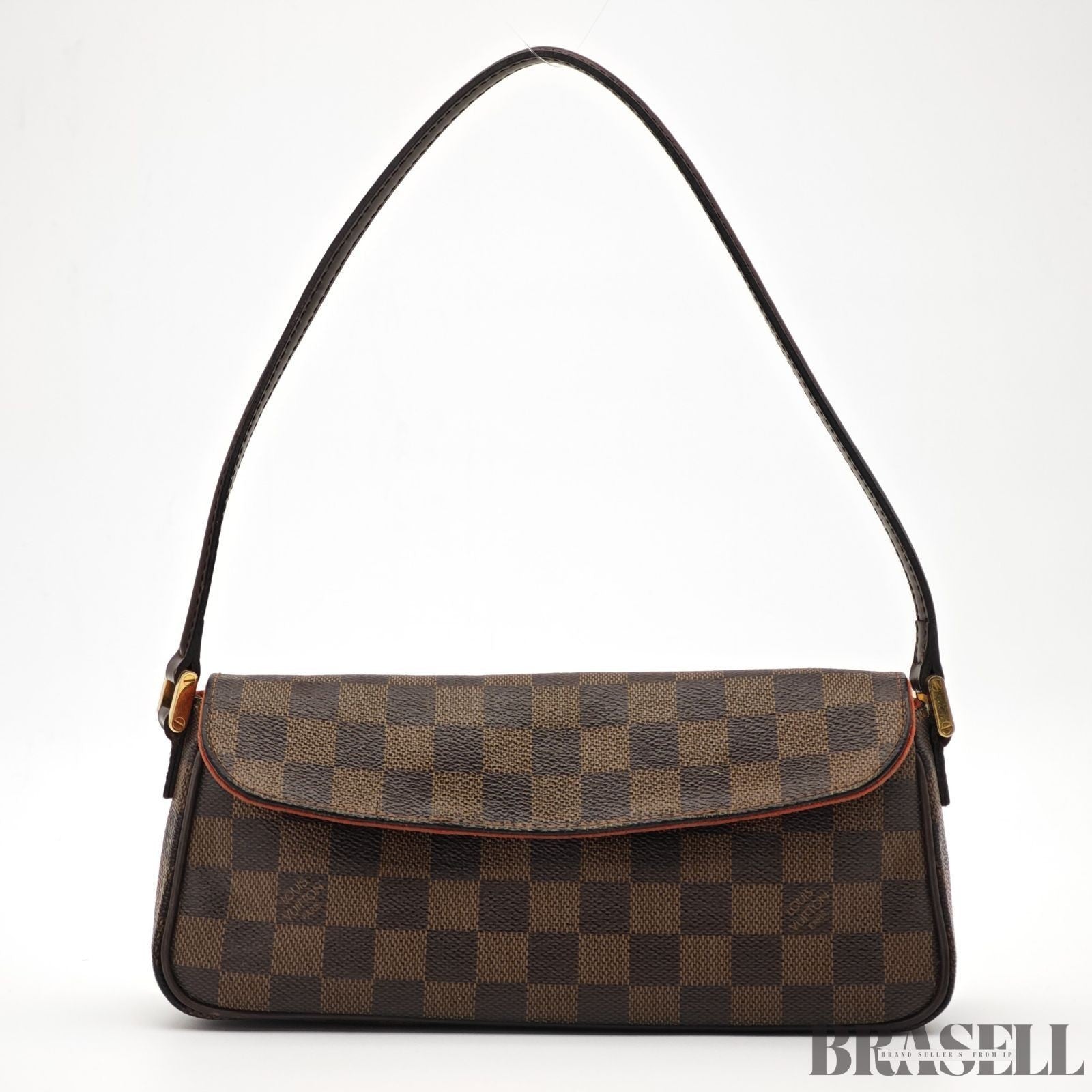 Louis Vuitton Damier Recoleta Handbag One Shoulder Bag Brown Women N51299