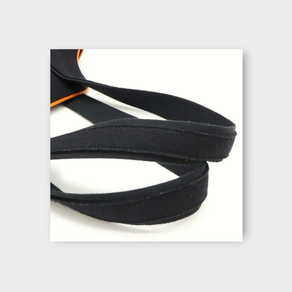 Hermès Patapone Dog Carry Shoulder Bag Black Orange【A】
