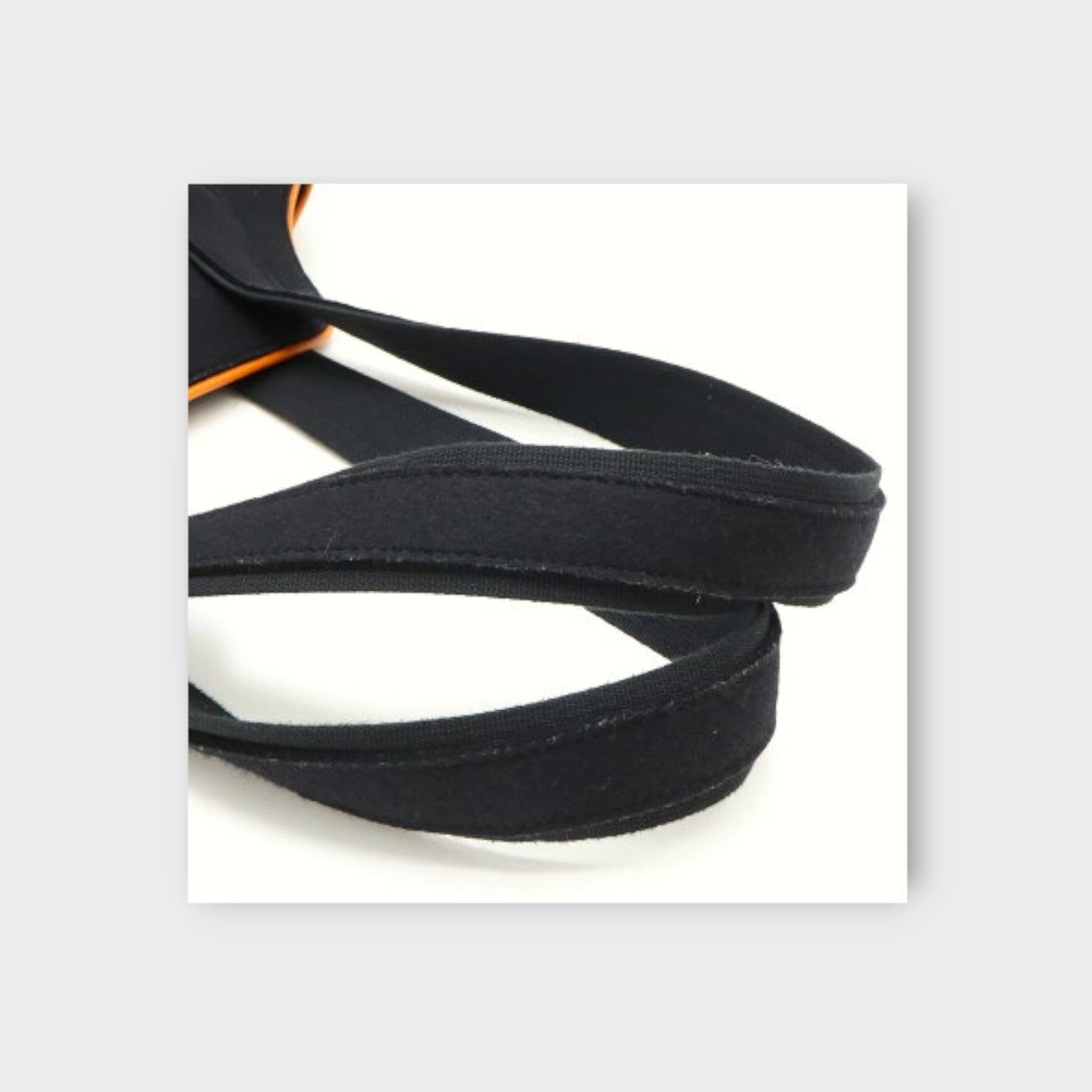 Hermès Patapone Dog Carry Shoulder Bag Black Orange【A】