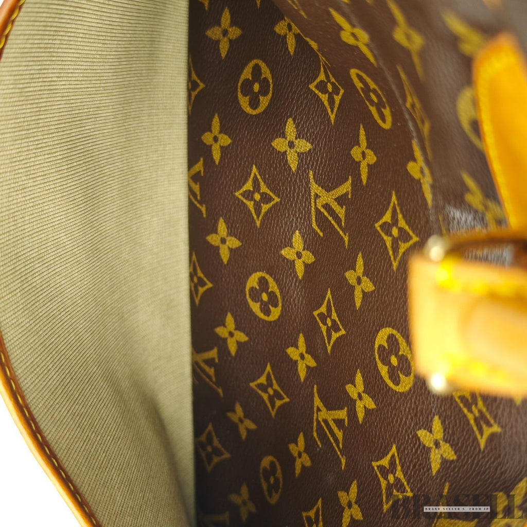 LOUIS VUITTON Deauville M47270 Monogram Travel Handbag Brown Women’s