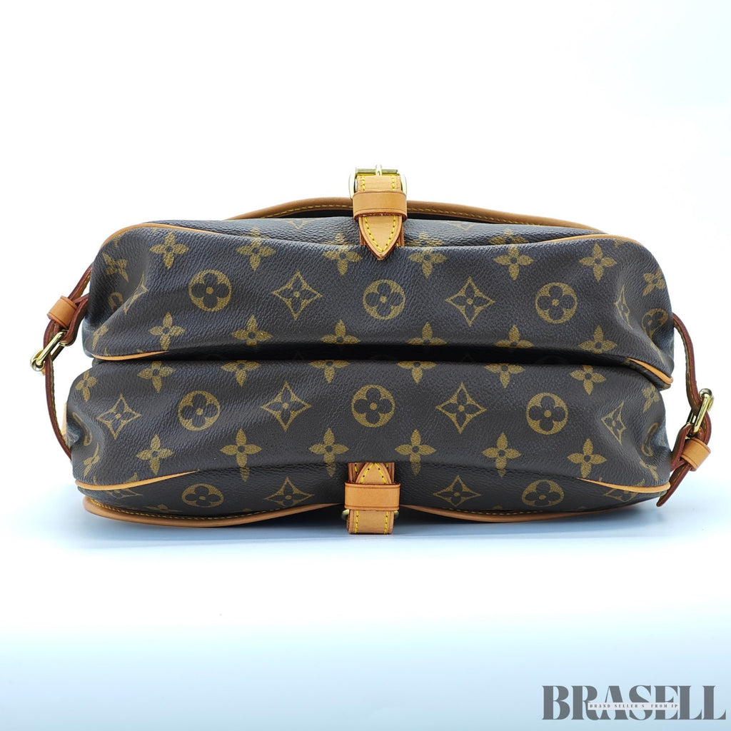 LOUIS VUITTON Saumur 30 Shoulder Bag M42256 Monogram Canvas Brown