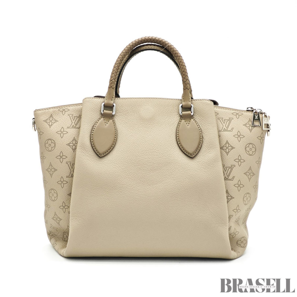 Louis Vuitton Monogram Mahina Omea M55031 Handbag Tassel Charm Galet Brown