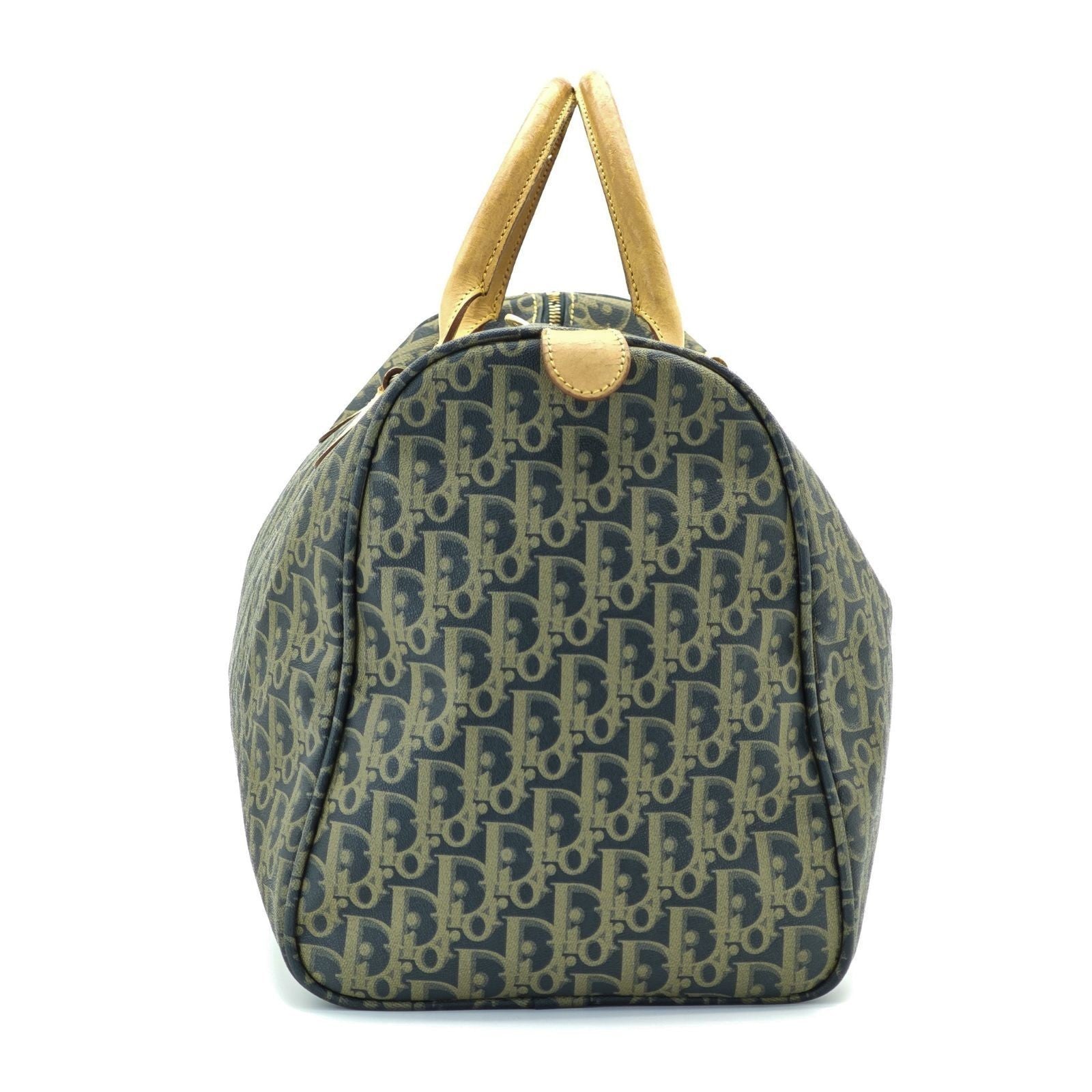 Dior Trotter Boston Bag Canvas Khaki Color Women’s Bag