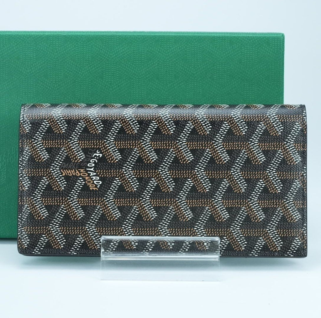 GOYARD Portefeuille ST. Roch 2 Herringbone Wallet with Bill Compartment