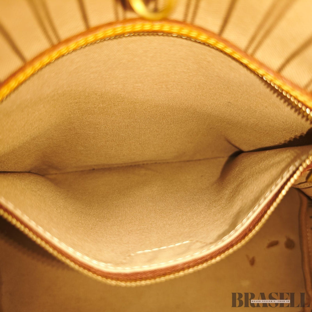 LOUIS VUITTON Neverfull MM M40156 Tote Bag Brown Monogram Canvas Large Women's