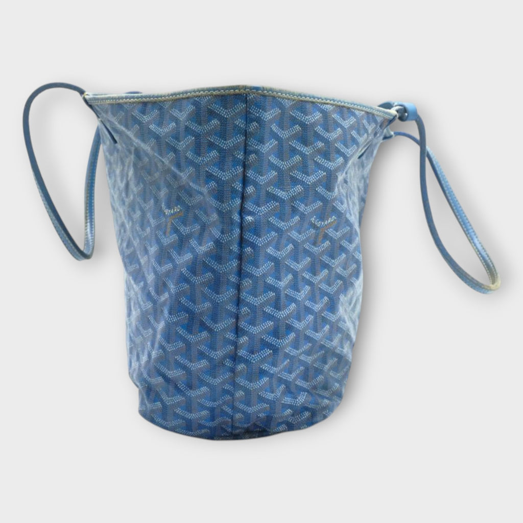 Goyard Saint Louis Tote Bag PM Blue with Pouch