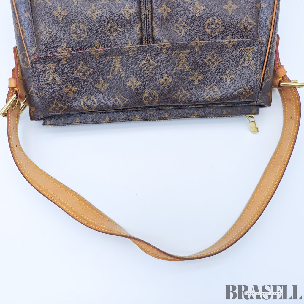 LOUIS VUITTON Viva Cite GM M51163 Shoulder Bag Monogram Canvas Maroon Brown