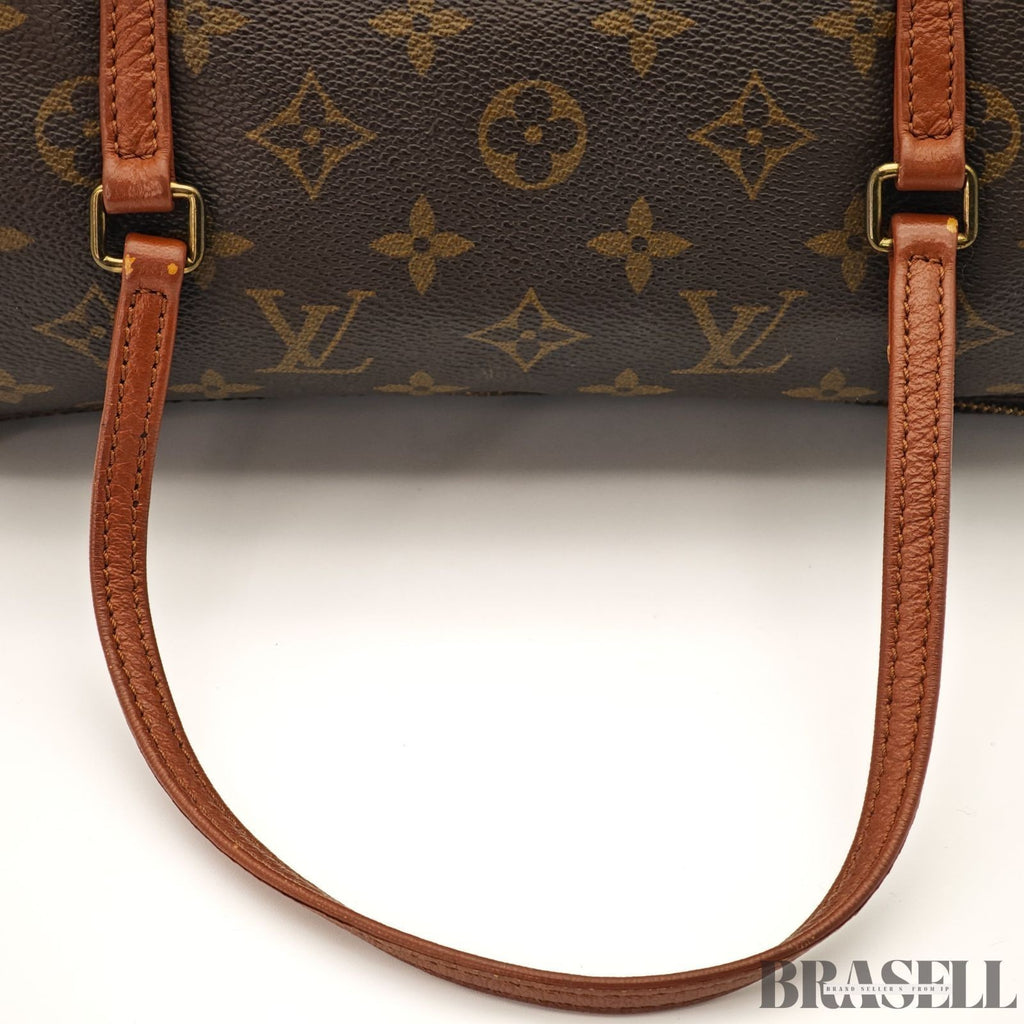 LOUIS VUITTON Monogram Papillon 26 M51366 Women Handbag Mini Boston Bag Brown