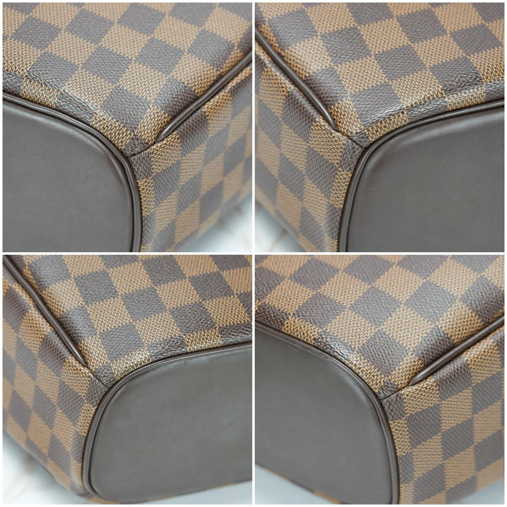 LOUIS VUITTON Damier Saria Horizontal N51282 Handbag Brown Shoulder Bag