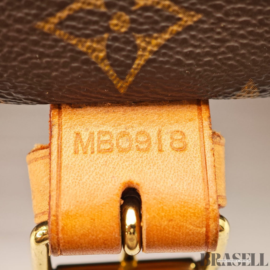 Louis Vuitton Saumur 35 M42254 Shoulder Bag Monogram Canvas Leather Brown Woman