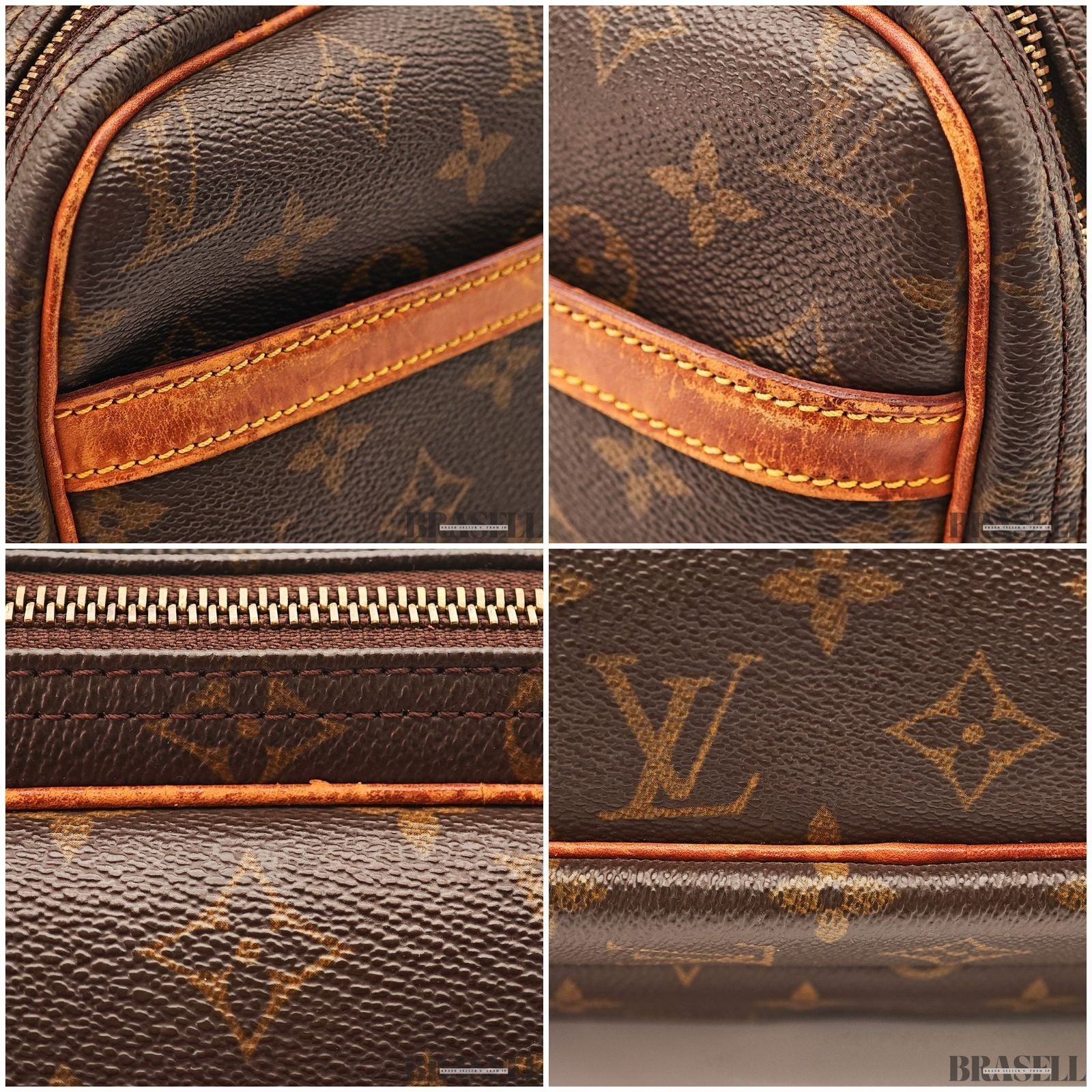 Louis Vuitton Monogram Reporter PM M45254 Shoulder Bag Horizontal Brown