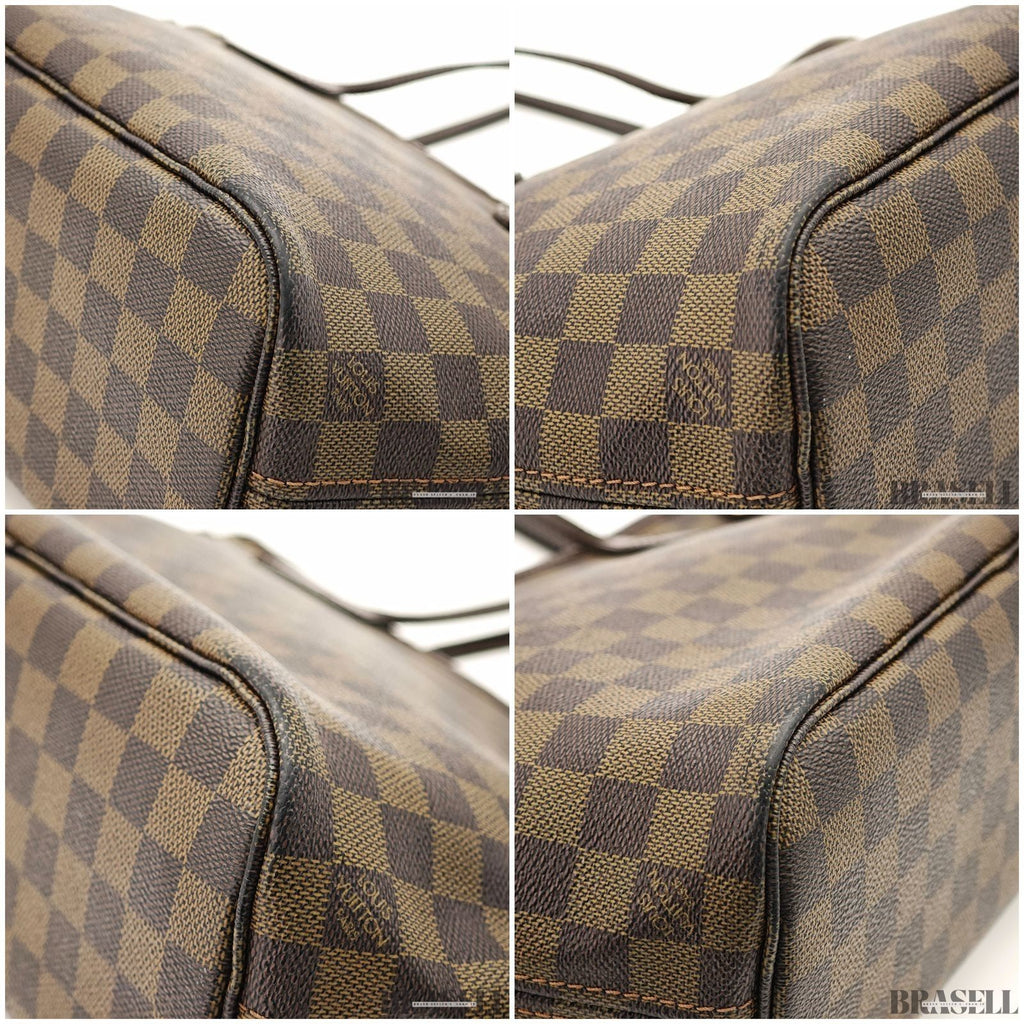 LOUIS VUITTON Neverfull PM N51109 Tote Bag Damier Ebene Dark Brown Women's